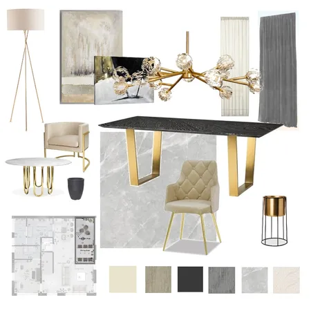 Activities and Dining Area Interior Design Mood Board by TeckHock on Style Sourcebook