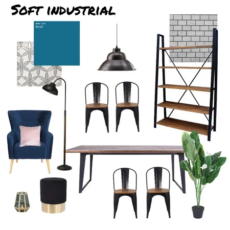 Soft Industrial Interior Design Mood Board by ShereeHillier on Style Sourcebook