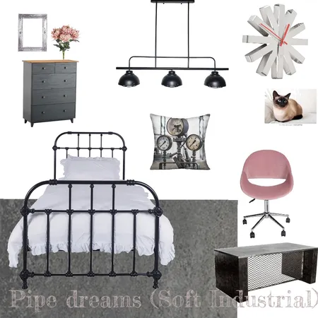 Soft Industrial w/cat 2 Interior Design Mood Board by LSkelly on Style Sourcebook