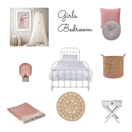 Girls Bedroom Interior Design Mood Board by StagingbyDesign on Style Sourcebook