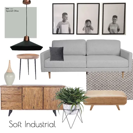 soft industrial Interior Design Mood Board by cvasu on Style Sourcebook