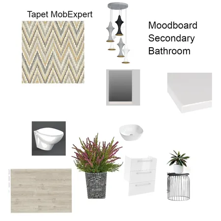 Secondary bathroom moodboard Interior Design Mood Board by CRISTINAPN1 on Style Sourcebook