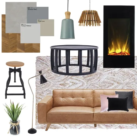 Soft Industrial Interior Design Mood Board by thecannycollective on Style Sourcebook