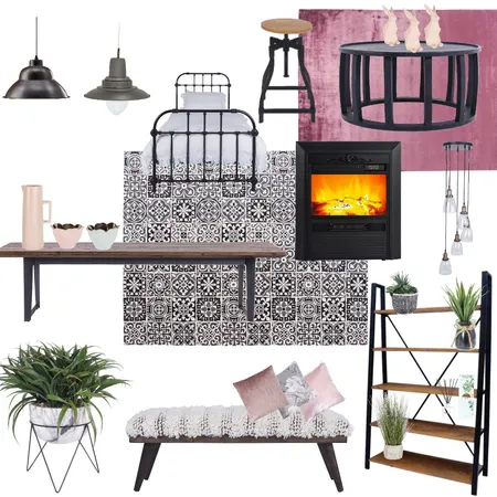 soft industrial Interior Design Mood Board by oohhoo on Style Sourcebook