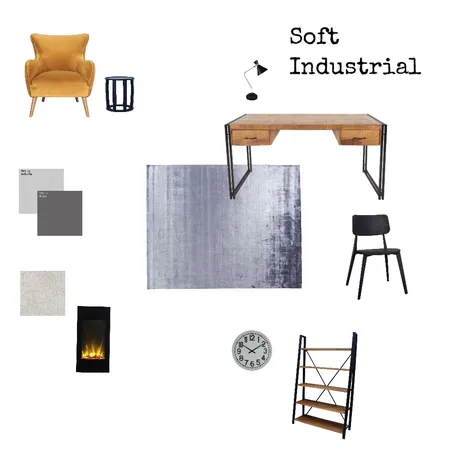 Soft Industrial Interior Design Mood Board by Sallyann on Style Sourcebook