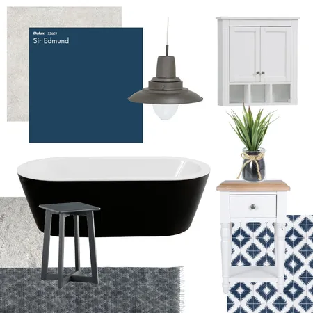 Soft Industrial bathroom Interior Design Mood Board by coyote on Style Sourcebook