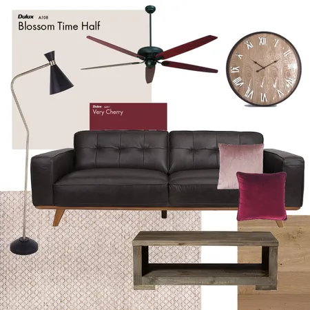 Soft Industrial Living Room Interior Design Mood Board by coyote on Style Sourcebook