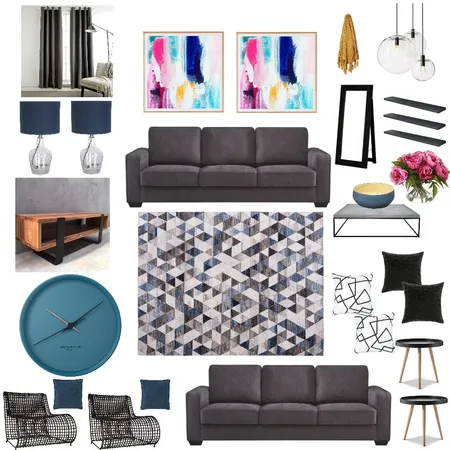 Family Room Interior Design Mood Board by shandathomas on Style Sourcebook