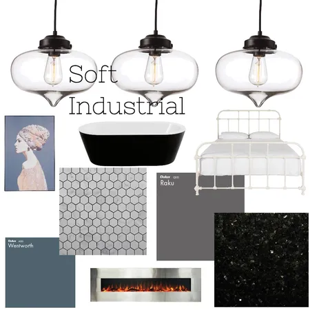 Soft Industrial Interior Design Mood Board by nonsense on Style Sourcebook