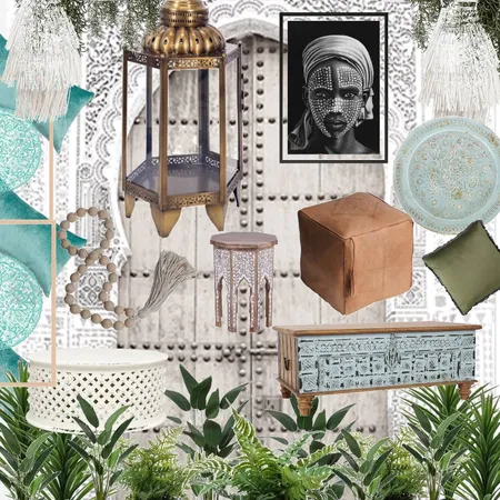 Moroccan tribal style Interior Design Mood Board by Emjay on Style Sourcebook