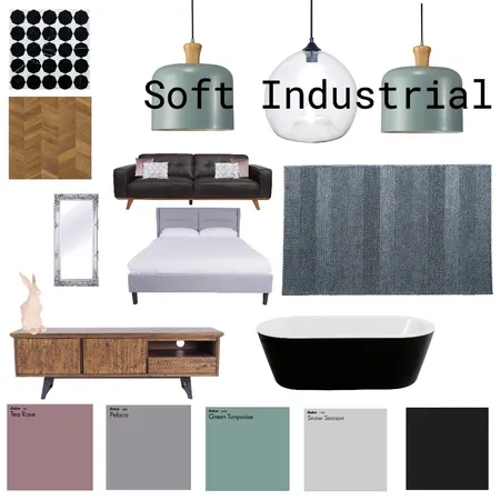 Soft Industrial Interior Design Mood Board by nonsense on Style Sourcebook