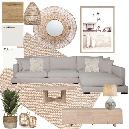 Coastal Family Room Interior Design Mood Board by bronwynfox on Style Sourcebook