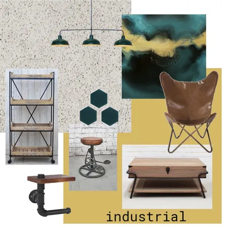 Industrial Interior Design Mood Board by Pauline_O on Style Sourcebook