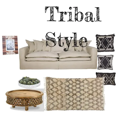 Tribal Style Interior Design Mood Board by Thevillagebungalow on Style Sourcebook