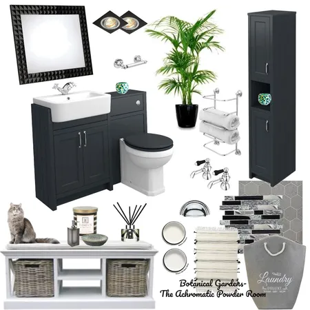 The Powder Room Interior Design Mood Board by samar on Style Sourcebook