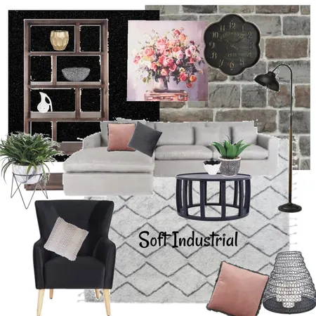 Soft Industrial Interior Design Mood Board by melbaxter on Style Sourcebook