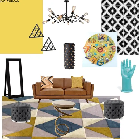 black Interior Design Mood Board by andelazd on Style Sourcebook