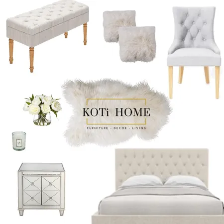 Bedroom- Chic French Prov Interior Design Mood Board by kotihome on Style Sourcebook