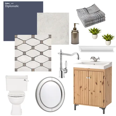Frost guest toilet Interior Design Mood Board by Mfrostinteriors on Style Sourcebook