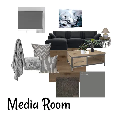Media Room Interior Design Mood Board by Viviane on Style Sourcebook