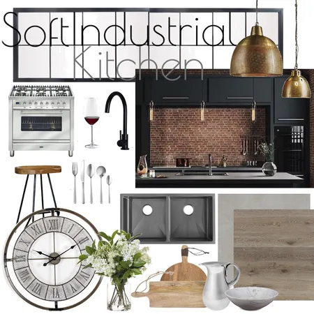 Soft Industrial Interior Design Mood Board by tina.kouts on Style Sourcebook