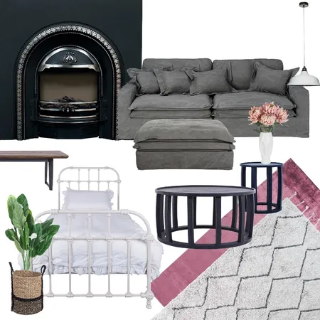 Soft Industrial meets a little decadence Interior Design Mood Board by heathernethery on Style Sourcebook