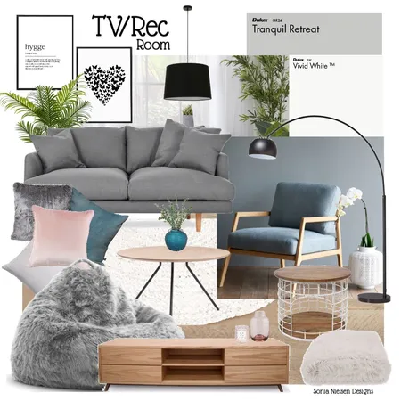 TV Room Interior Design Mood Board by SoniaNielsen on Style Sourcebook