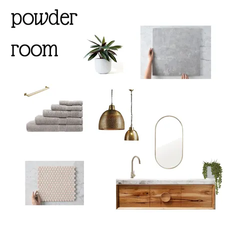 Powder room Interior Design Mood Board by Renovation by Design on Style Sourcebook