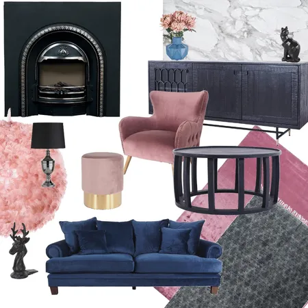 Bold &amp; Glam Interior Design Mood Board by heathernethery on Style Sourcebook