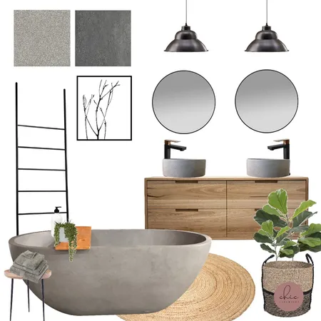 Soft Industrial Interior Design Mood Board by ChicDesigns on Style Sourcebook