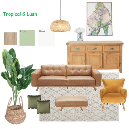 tropical lush Interior Design Mood Board by kirstycar on Style Sourcebook