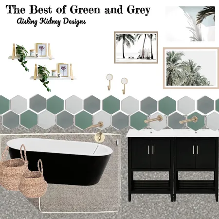 The Best of Green and Grey Interior Design Mood Board by AislingKidney on Style Sourcebook