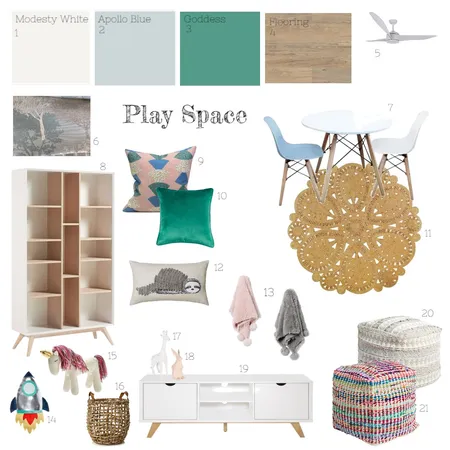 Childrens Play Space Interior Design Mood Board by Interioriously on Style Sourcebook