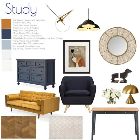 M9 Study Interior Design Mood Board by RJensen on Style Sourcebook
