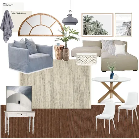 Modern coastal tiny home Interior Design Mood Board by Sidehustleprojects on Style Sourcebook