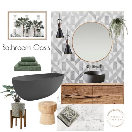 Bathroom Oasis Interior Design Mood Board by JulesHurd on Style Sourcebook