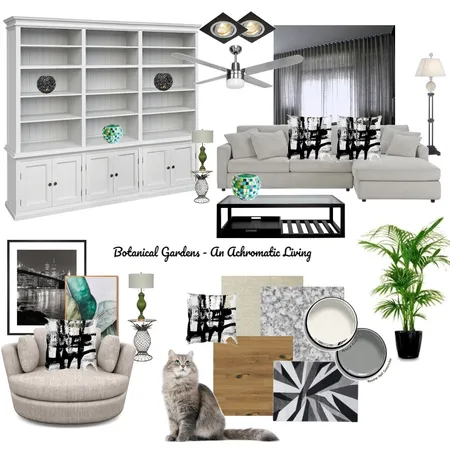 The Living Space Interior Design Mood Board by samar on Style Sourcebook