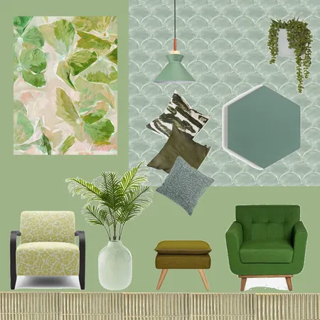 Green Interior Design Mood Board by Grace Your Space on Style Sourcebook