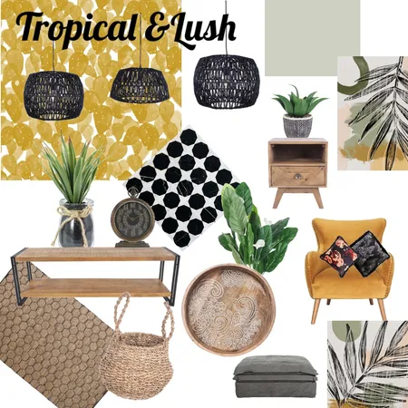 Tropical and lush Interior Design Mood Board by house_of_harro on Style Sourcebook