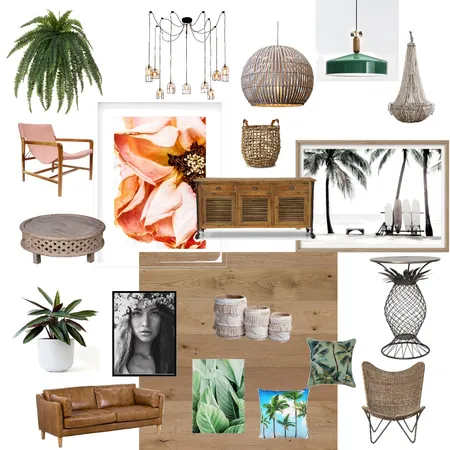 lush tropical Interior Design Mood Board by oohhoo on Style Sourcebook