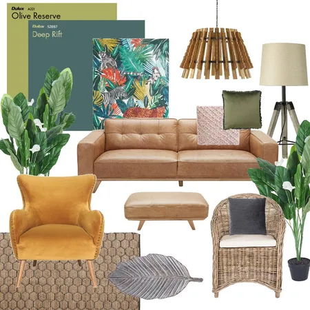 Tropical Living Interior Design Mood Board by coyote on Style Sourcebook