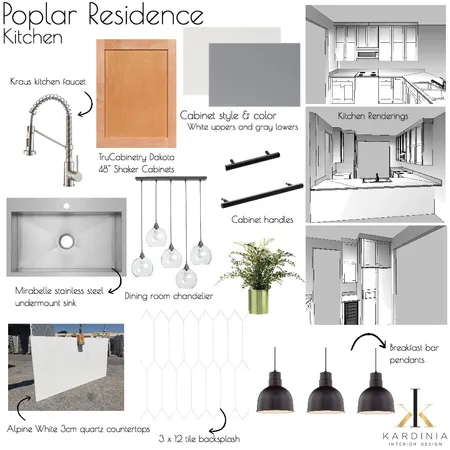 Poplar Residence - Kitchen Interior Design Mood Board by kardiniainteriordesign on Style Sourcebook
