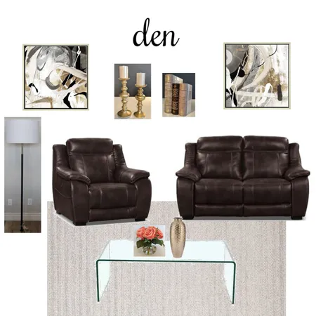 170 Cedar Beach Road - Den Interior Design Mood Board by DressThisSpace on Style Sourcebook