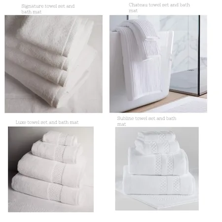 towels and bath mat Interior Design Mood Board by neyesha on Style Sourcebook