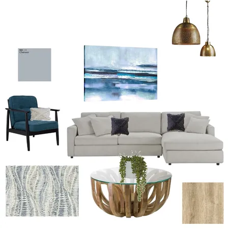 Blue Living Room Interior Design Mood Board by SonyaJ on Style Sourcebook