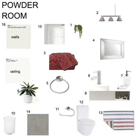 Powder room Interior Design Mood Board by Christina45 on Style Sourcebook