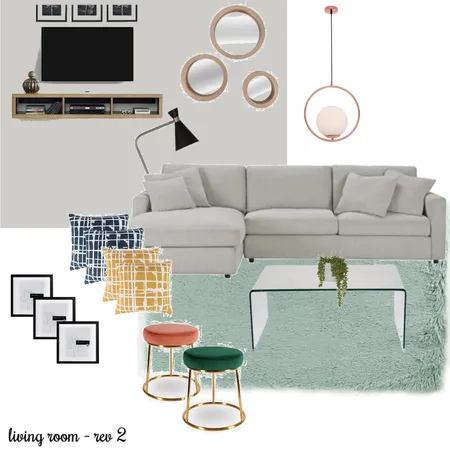 Katlehong Renos - Living Room - Rev 2 Interior Design Mood Board by Paballo on Style Sourcebook