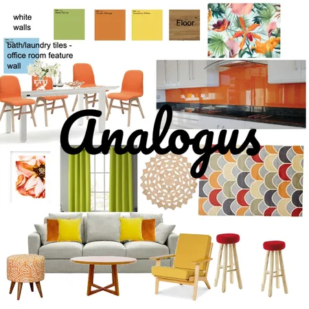 Analogus Interior Design Mood Board by hema.rananth on Style Sourcebook