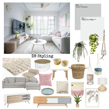 Pastel Interior Design Mood Board by lucyvrvts on Style Sourcebook