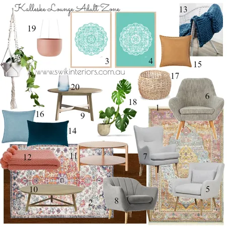 Kalleske Adult Zone Moodboard 2 Interior Design Mood Board by Libby Edwards Interiors on Style Sourcebook